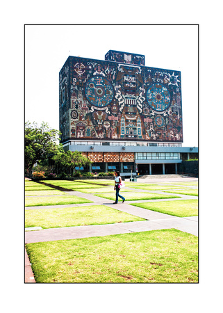 Central Library of the UNAM, at the University City